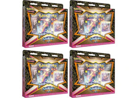 Pokémon TCG Sword & Shield Shining Fates Mad Party Pin Collection Bunnelby 4x Lot