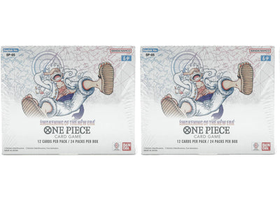 2023 Bandai One Piece Card Game Awakening of the New Era Booster Box (OP-05) English 2x Lot