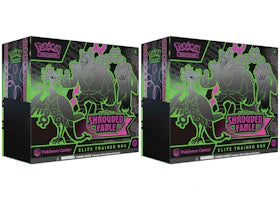 2024 Pokémon Scarlet & Violet Shrouded Fable Pokémon Center Elite Trainer Box 2x Lot