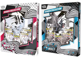 2025 Pokémon Scarlet & Violet Black Bolt & White Flare Binder Collection