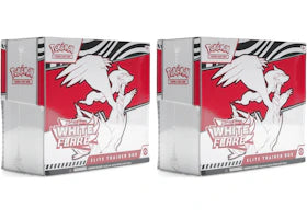 2025 Pokémon Scarlet & Violet White Flare Elite Trainer Box 2x Lot