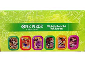 2026 Bandai One Piece Card Game Mini-tin Pack Set vol.3 Sealed Box (6 Tins) (Asia Exclusive) TS-03