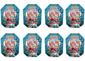 2026 Pokémon Mega Evolution Ascended Heroes Mega Feraligatr ex Tin 8x Lot