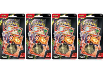 2026 Pokémon Mega Evolution Perfect Order Cinderace Raboot Scorbunny Premium Checklane Pack 4x Lot