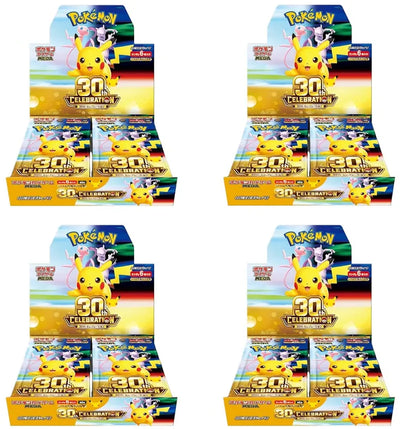 2026 Pokémon Mega Evolution 30th Celebration Booster Box 4x Lot