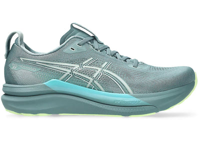 ASICS Gel-Kayano 33 Foggy Teal Illuminate Yellow