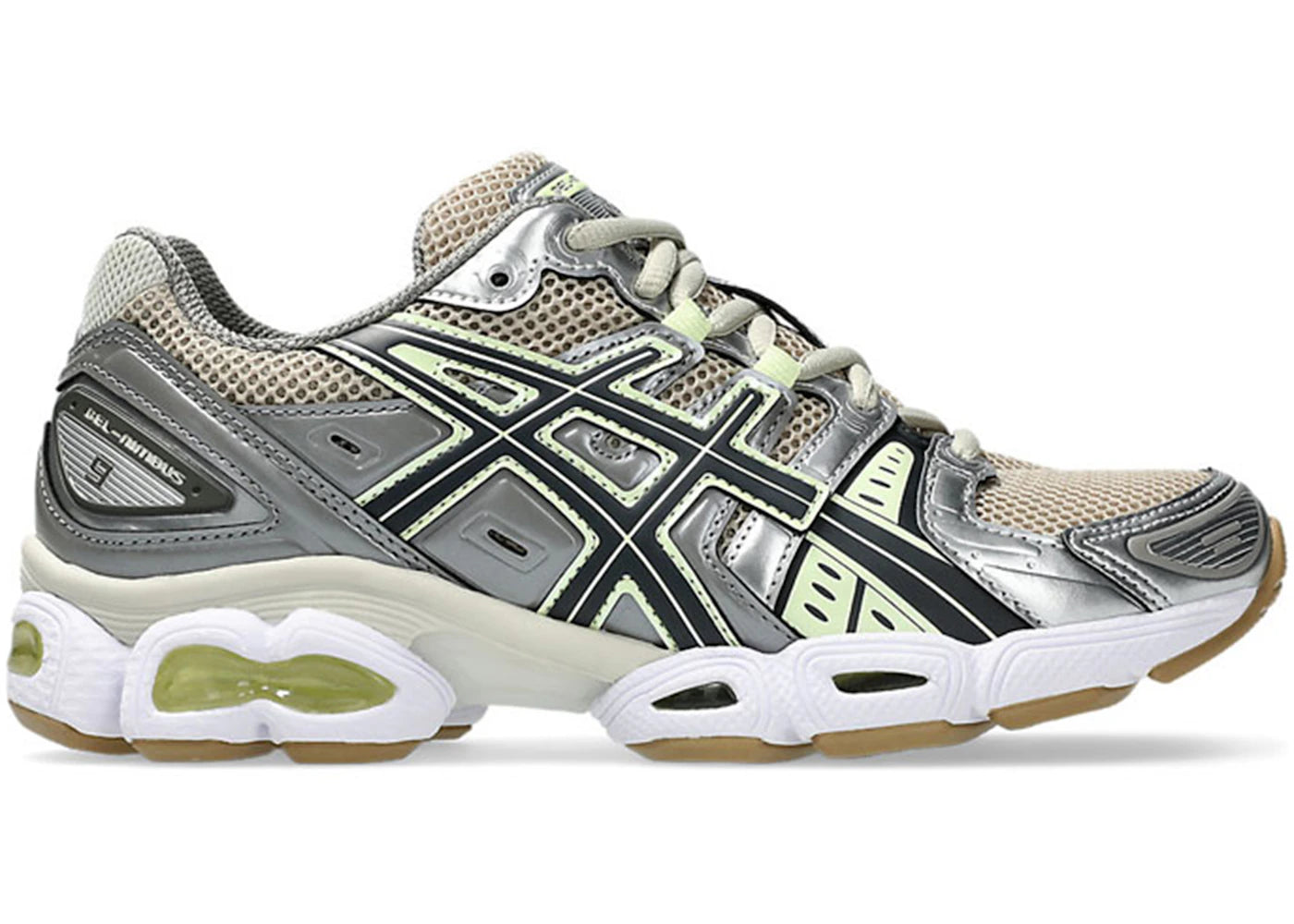 ASICS Gel-Nimbus 9 Feather Grey (Women's) sneakers - authentic ASICS shoes