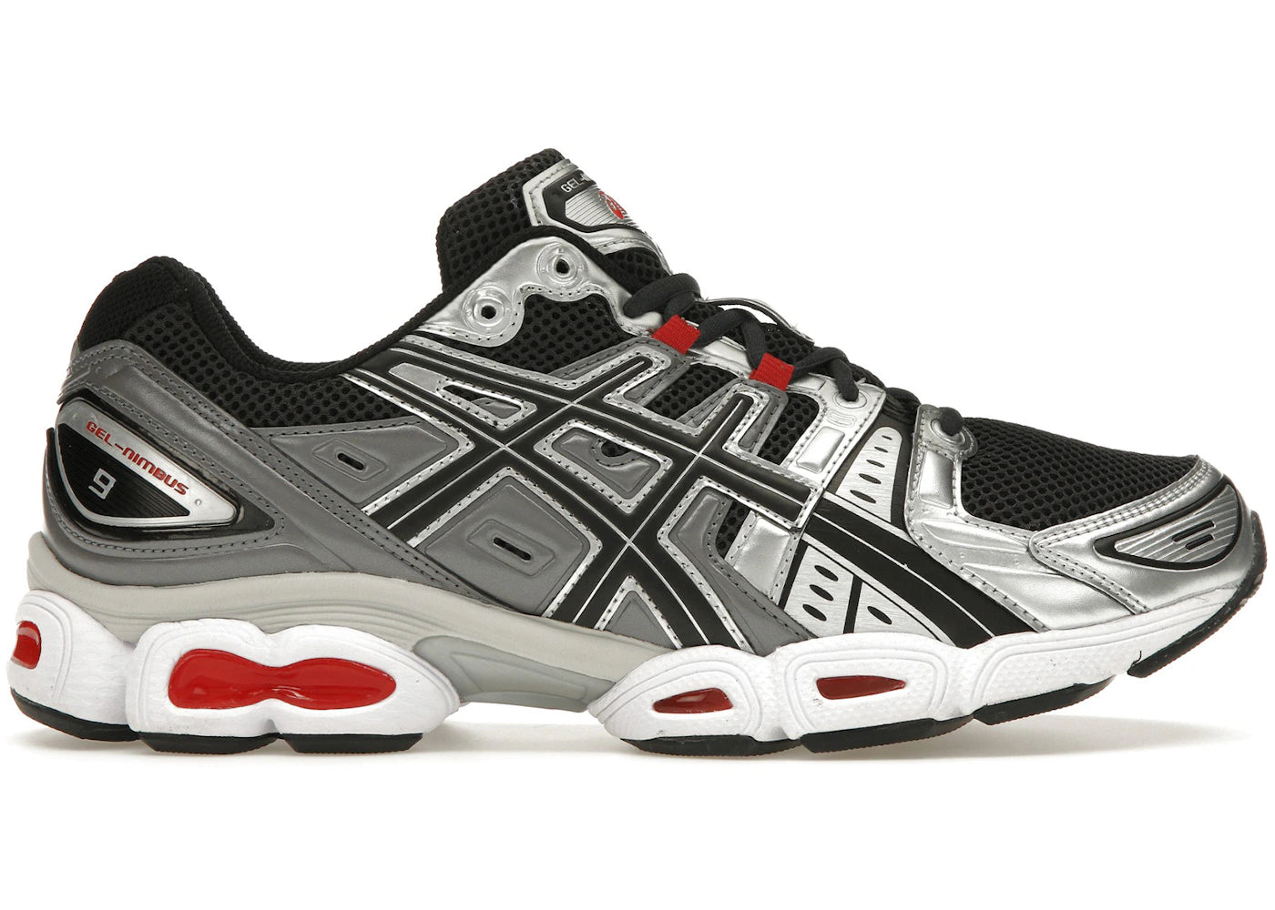 ASICS Gel-Nimbus 9 Graphite Grey Red