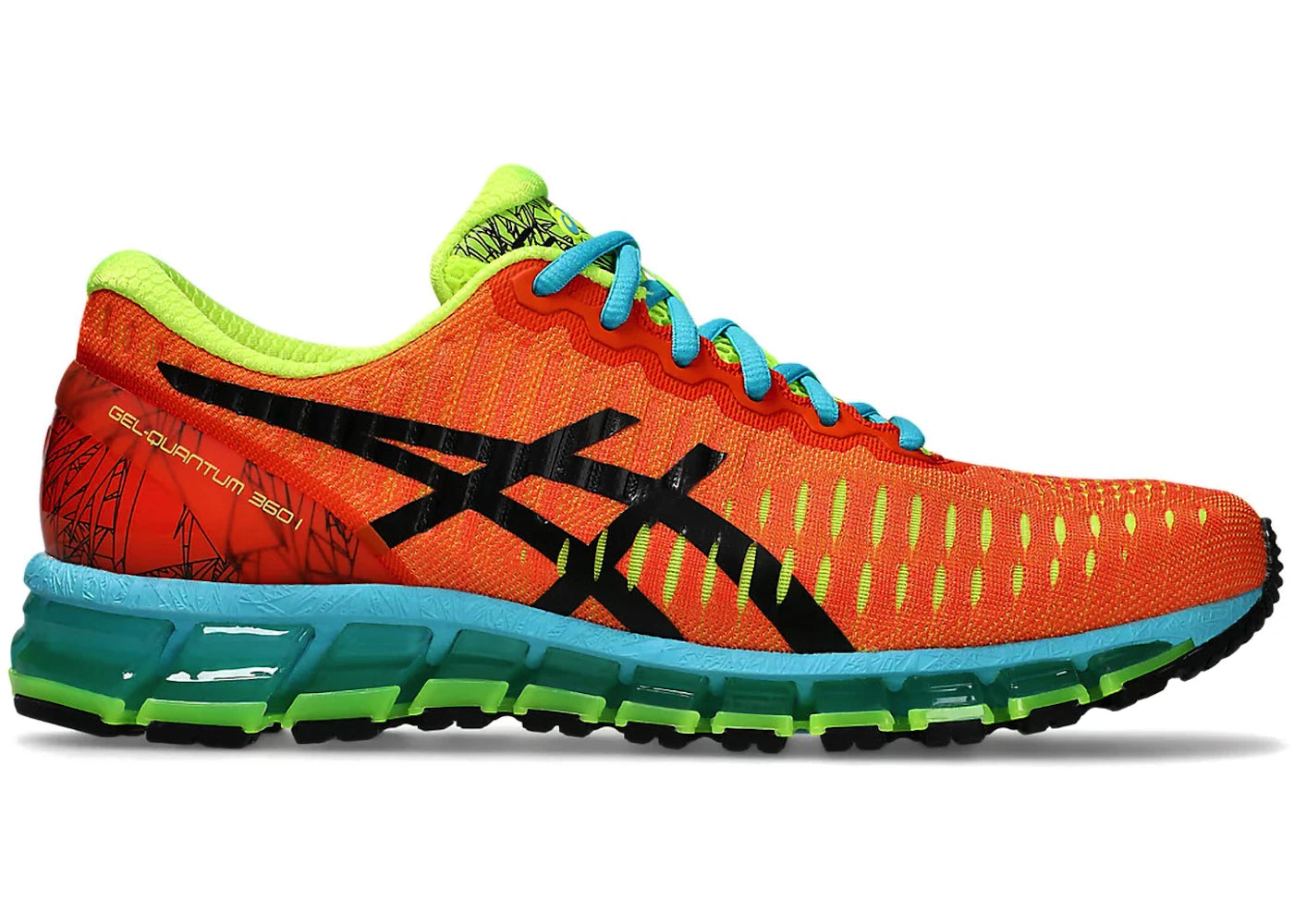 ASICS Gel-Quantum 360 I Habanero Aqua sneakers - authentic ASICS shoes