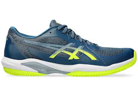 ASICS Solution Swift FF 2 Clay Court Mako Blue Safety Yellow