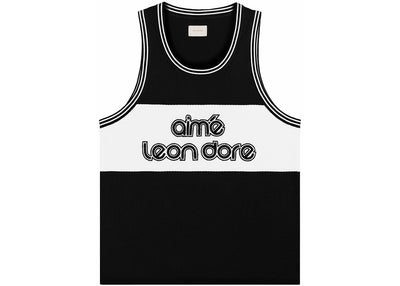 Aime Leon Dore Knit Basketball Jersey Black