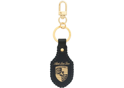 Aime Leon Dore x Porsche 993 Turbo Leather Key Fob Green