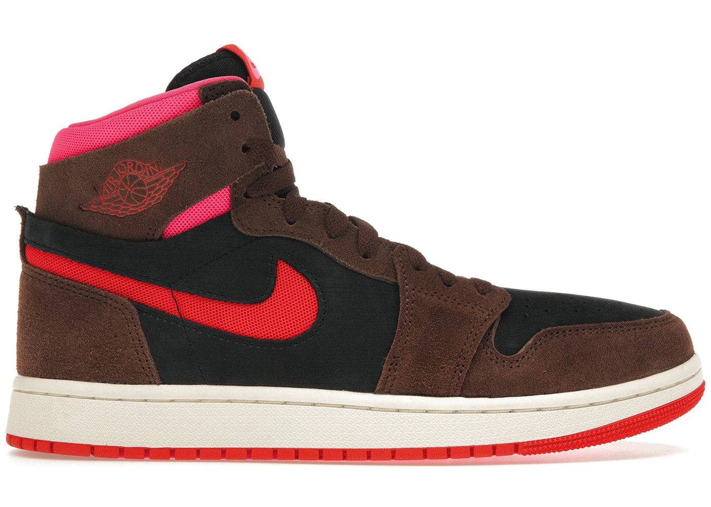 Jordan 1 High Zoom Air CMFT 2 Cacao Wow Picante Red (Women's)