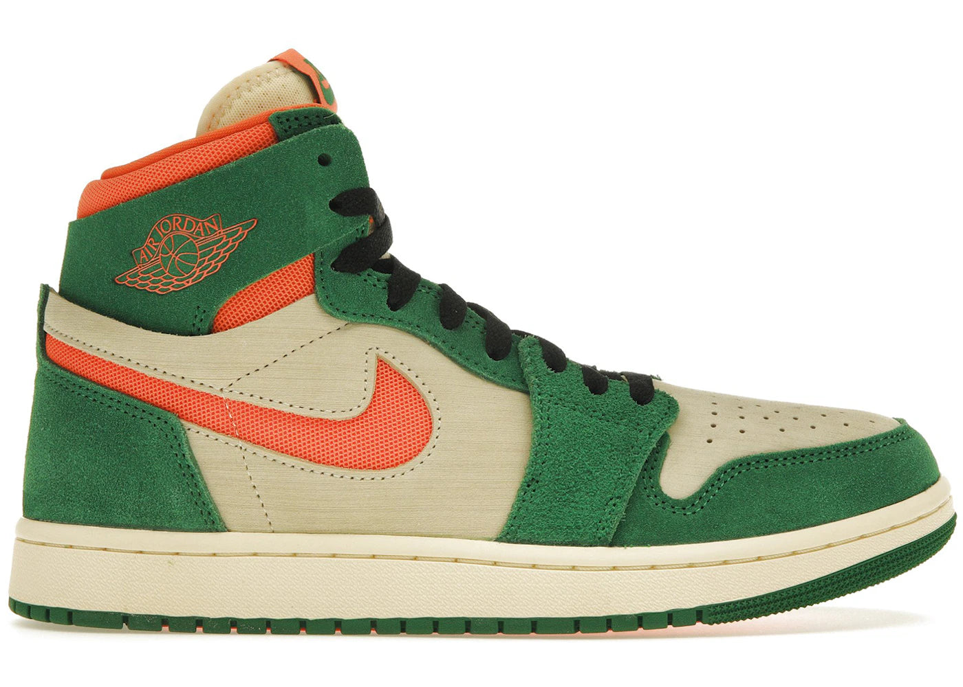 Jordan 1 High Zoom Air CMFT 2 Pine Green Orange Blaze (Women's)