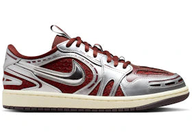 Jordan 1 Low Method of Make V3 Dark Team Red Metallic Silver (Women's)