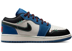 Jordan 1 Low SE True Blue Black (GS)