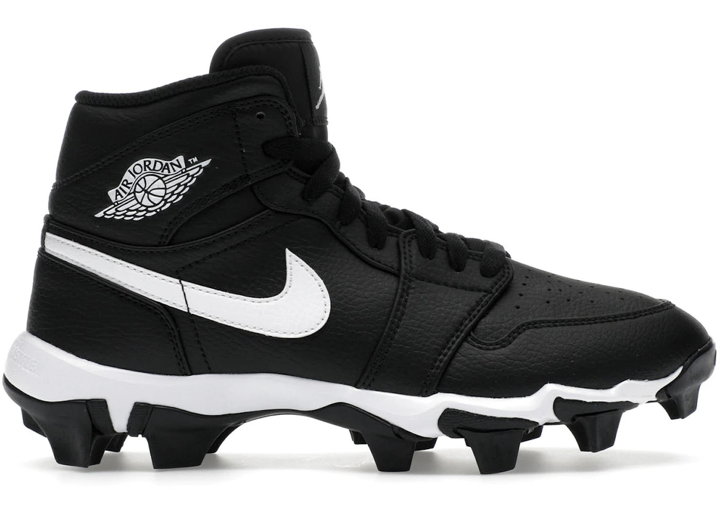 Jordan 1 Mid Cleat Black White (GS)