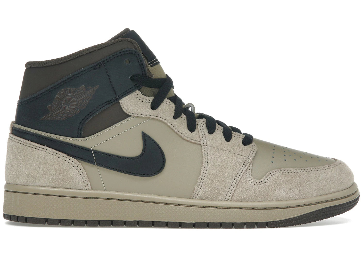 Jordan 1 Mid Khaki Baroque Brown