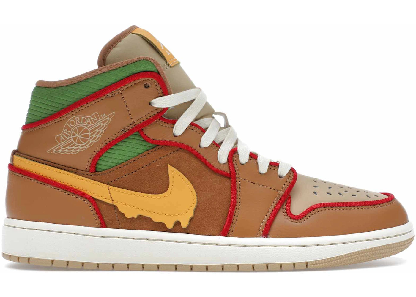 Jordan 1 Mid SE Cheeseburger