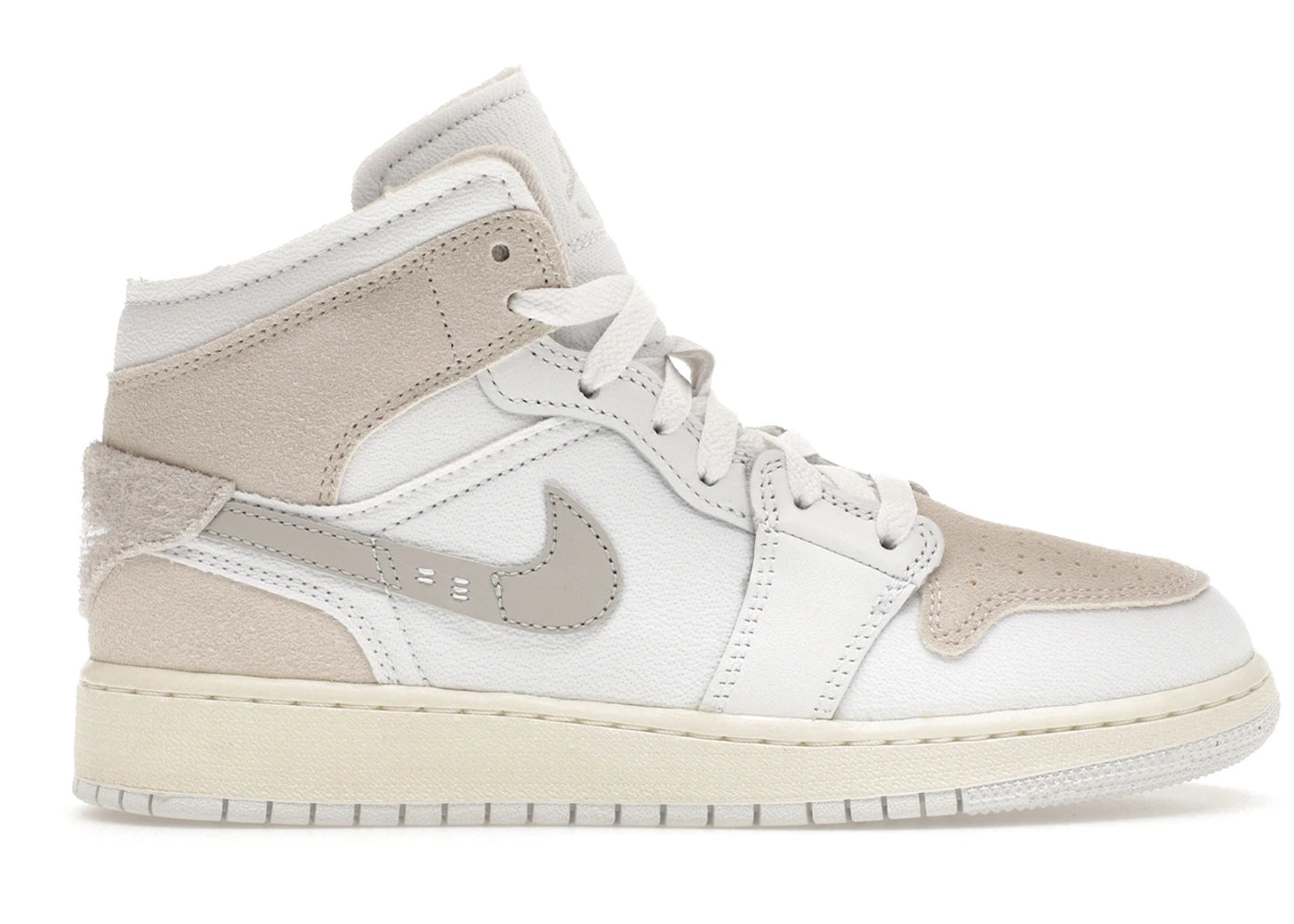 Jordan 1 Mid SE Craft Inside Out Tech Grey (GS)