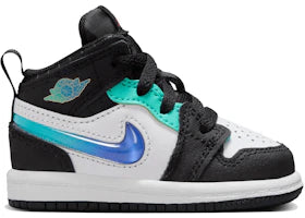 Jordan 1 Mid SE Formula 23 Pack Black White Hyper Jade (TD)