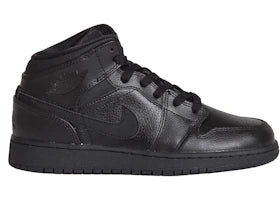 Jordan 1 Mid Triple Black (2015) (GS)