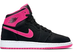 Jordan 1 Retro High Black Vivid Pink (GS)