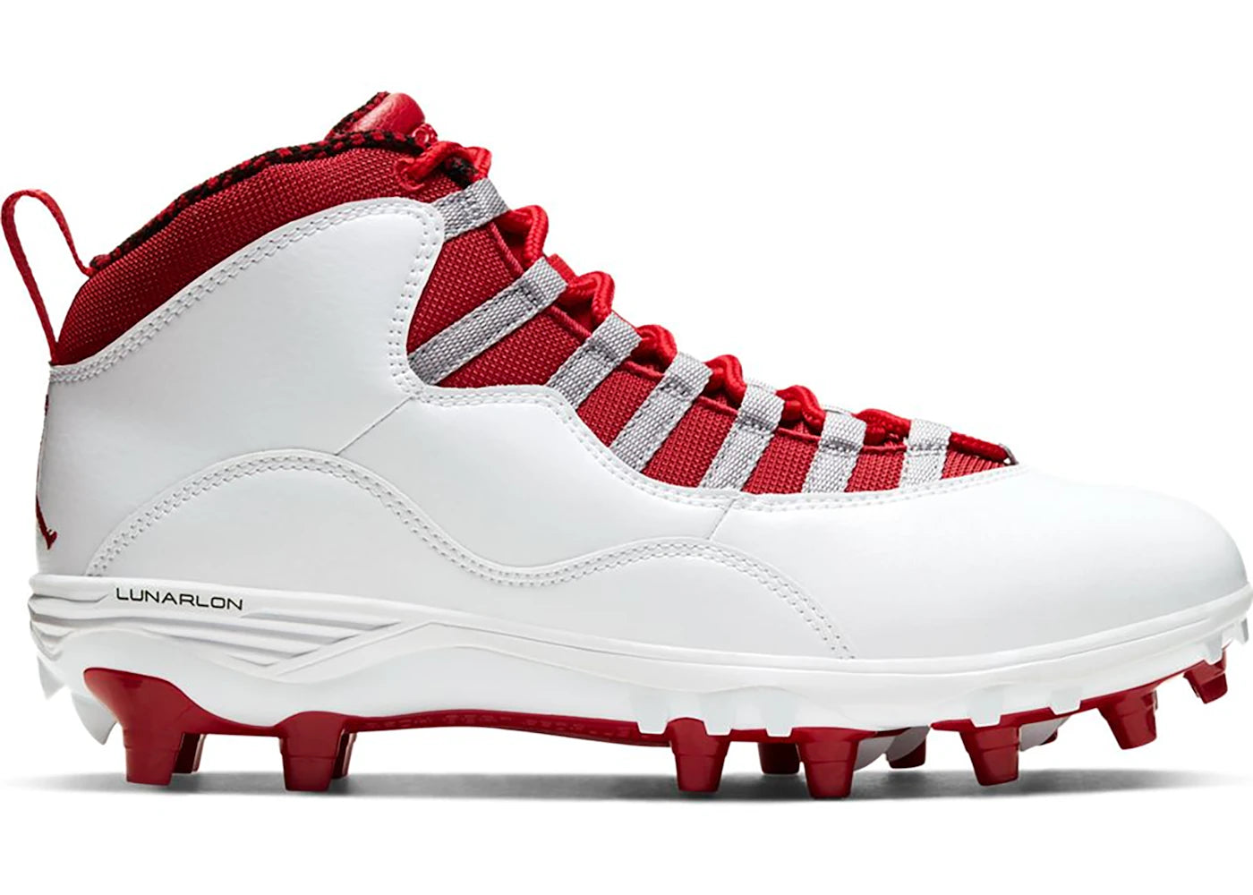 Jordan 10 TD Mid Gym Red sneakers - authentic Jordan shoes
