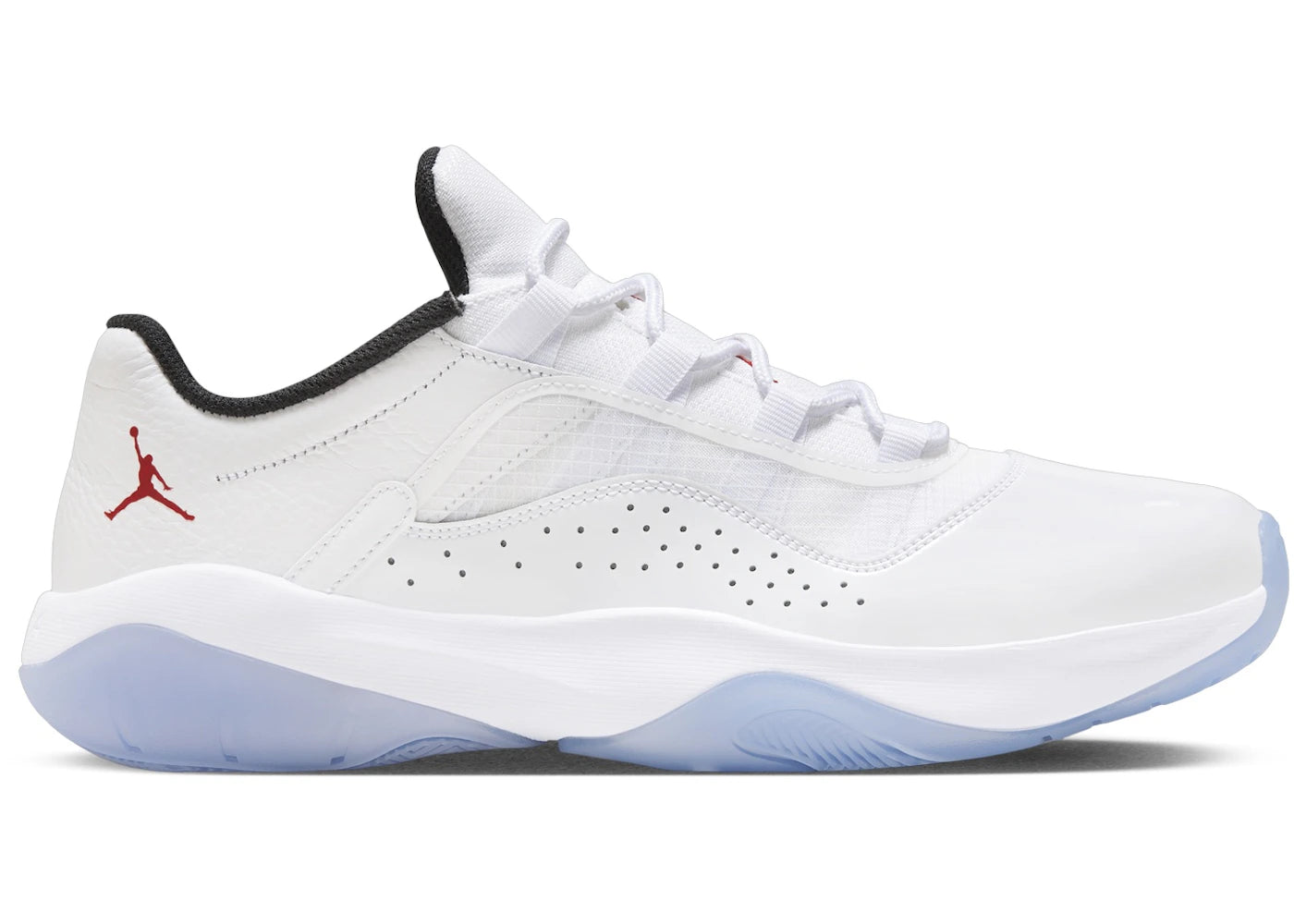 Jordan 11 CMFT Low White Black Varsity Red
