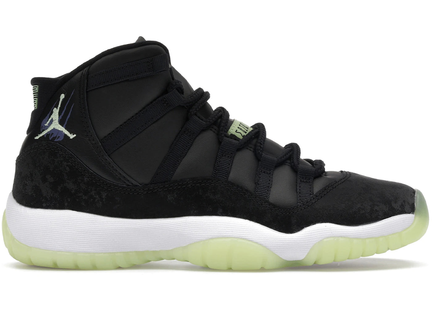 Jordan 11 Retro Black Barely Volt (GS)