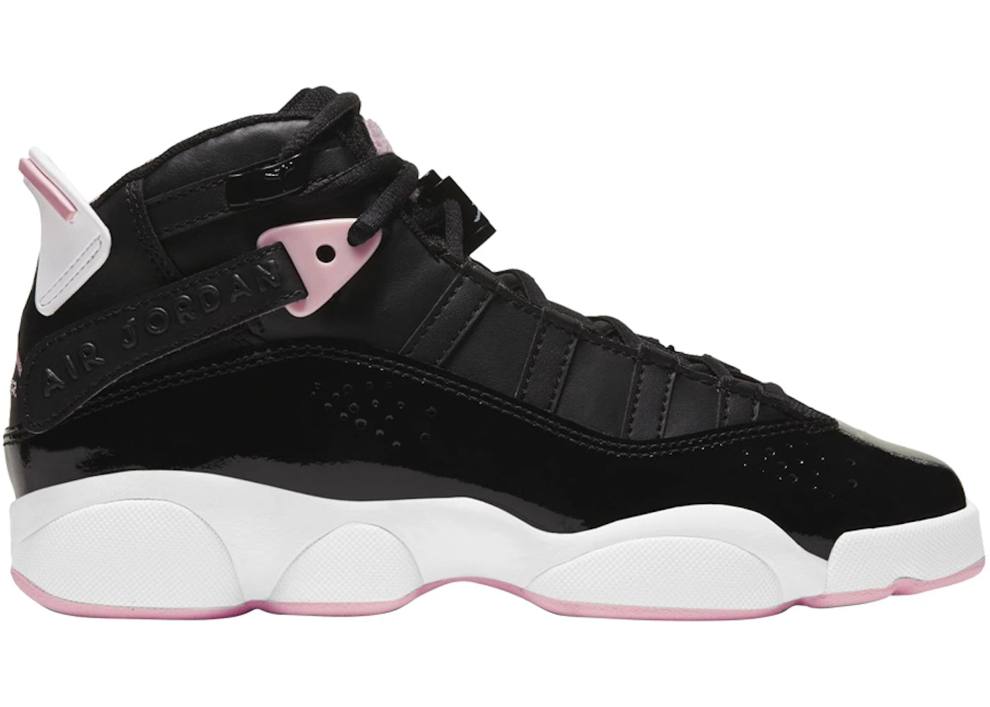Jordan 6 Rings Black Arctic Punch (GS)