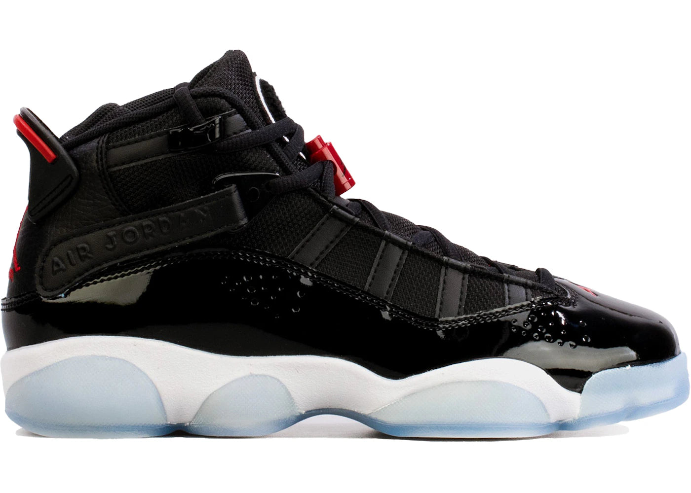 Jordan 6 Rings Black White Gym Red (GS)