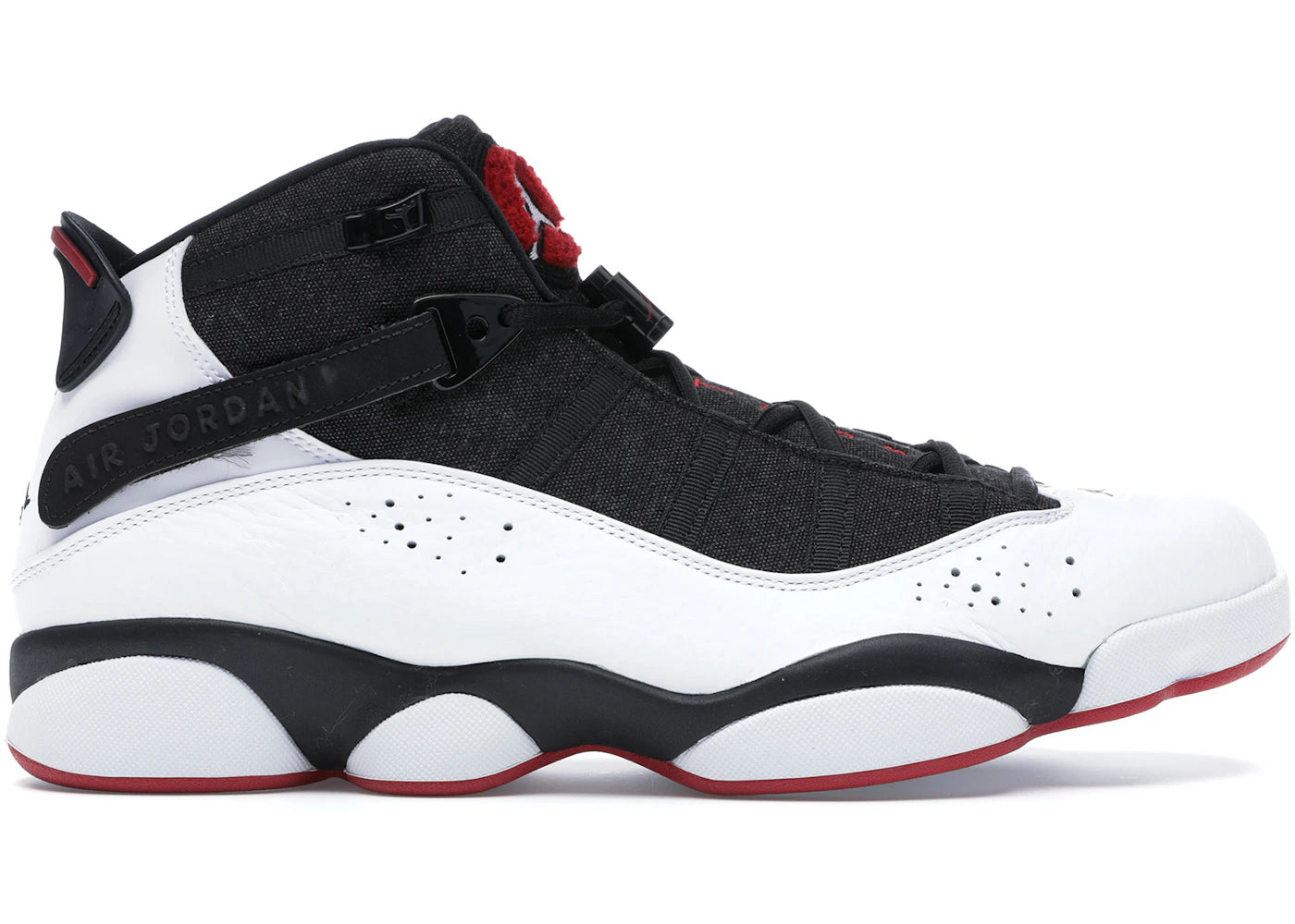 Jordan 6 Rings Black White Gym Red