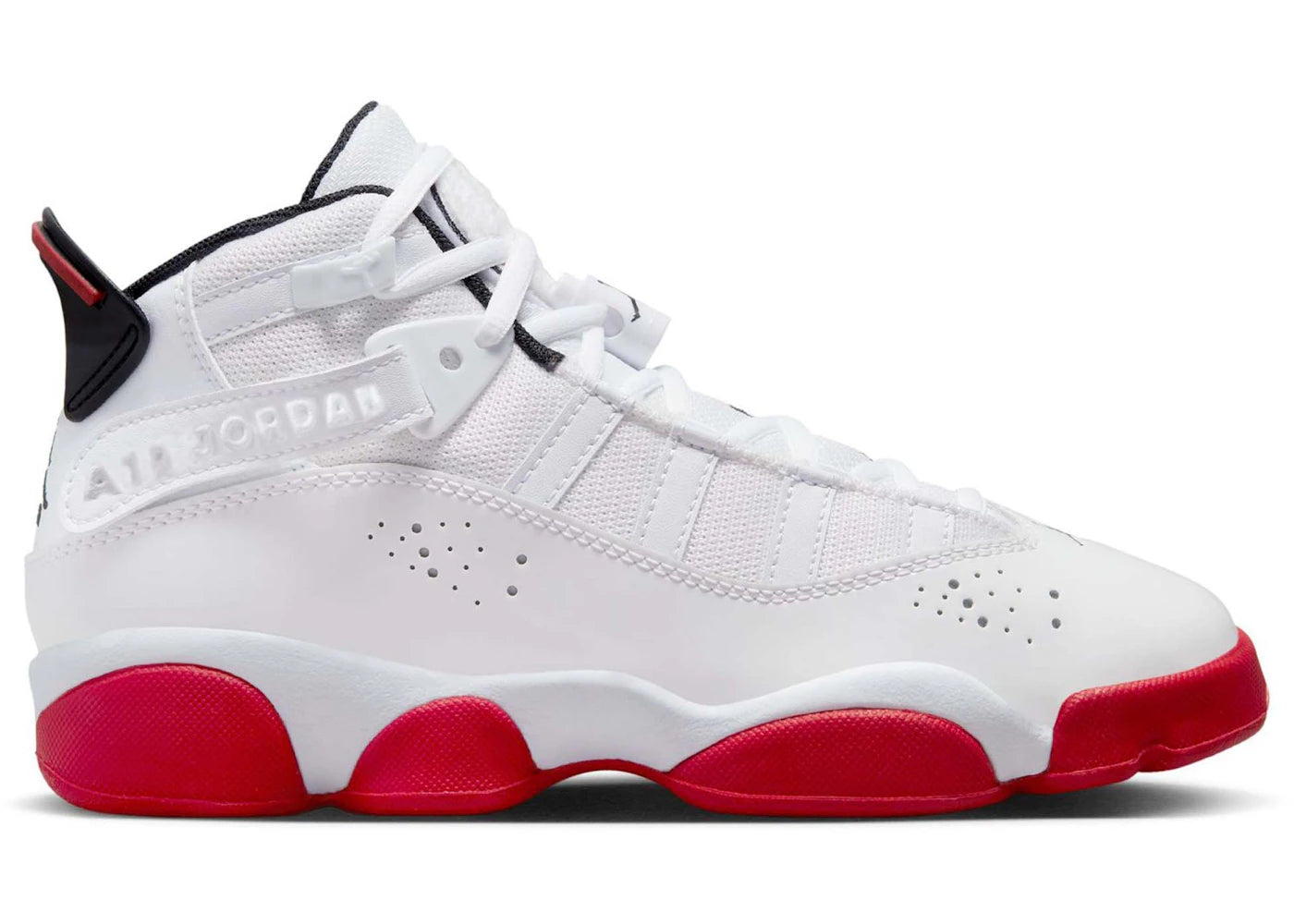 Jordan 6 Rings White University Red (GS)
