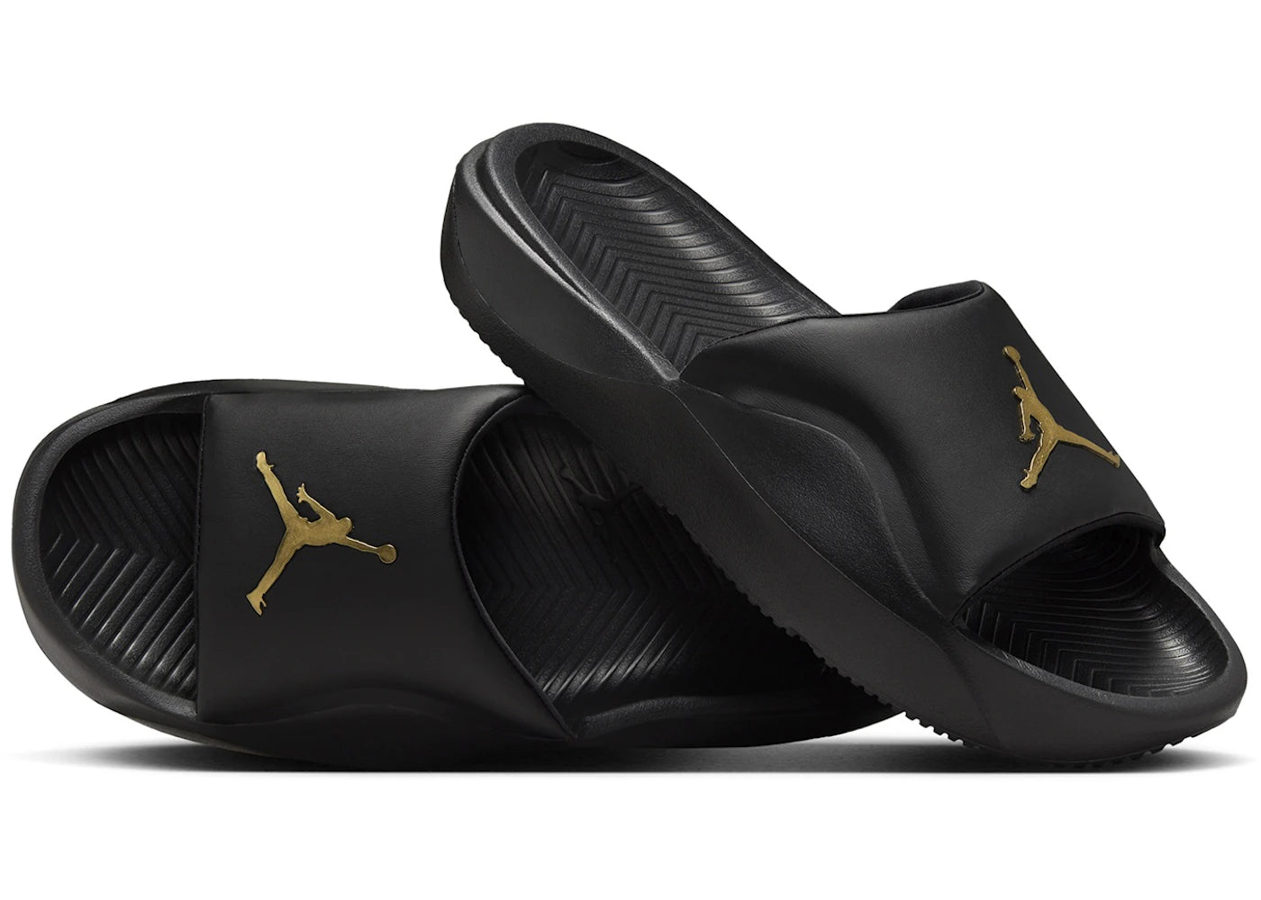 Jordan Franchise Slide Black Metallic Gold