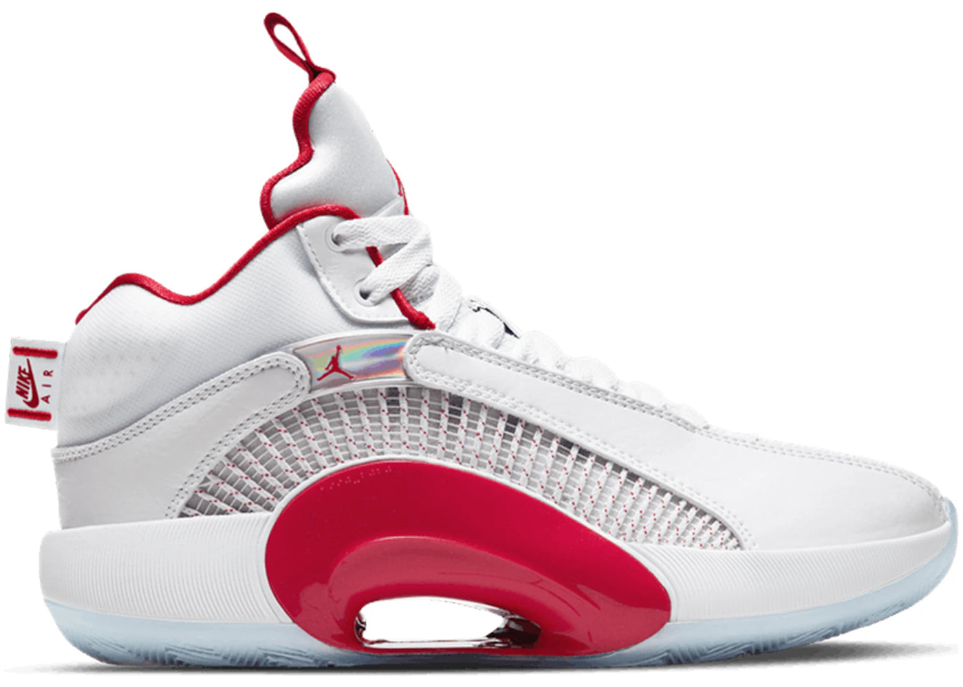 Jordan XXXV White Fire Red (GS)