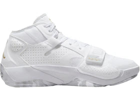 Jordan Zion 2 White Metallic Gold