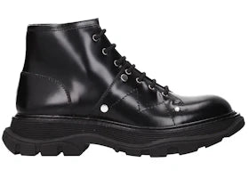Alexander Mcqueen Leather Ankle Boot Black (Women's)