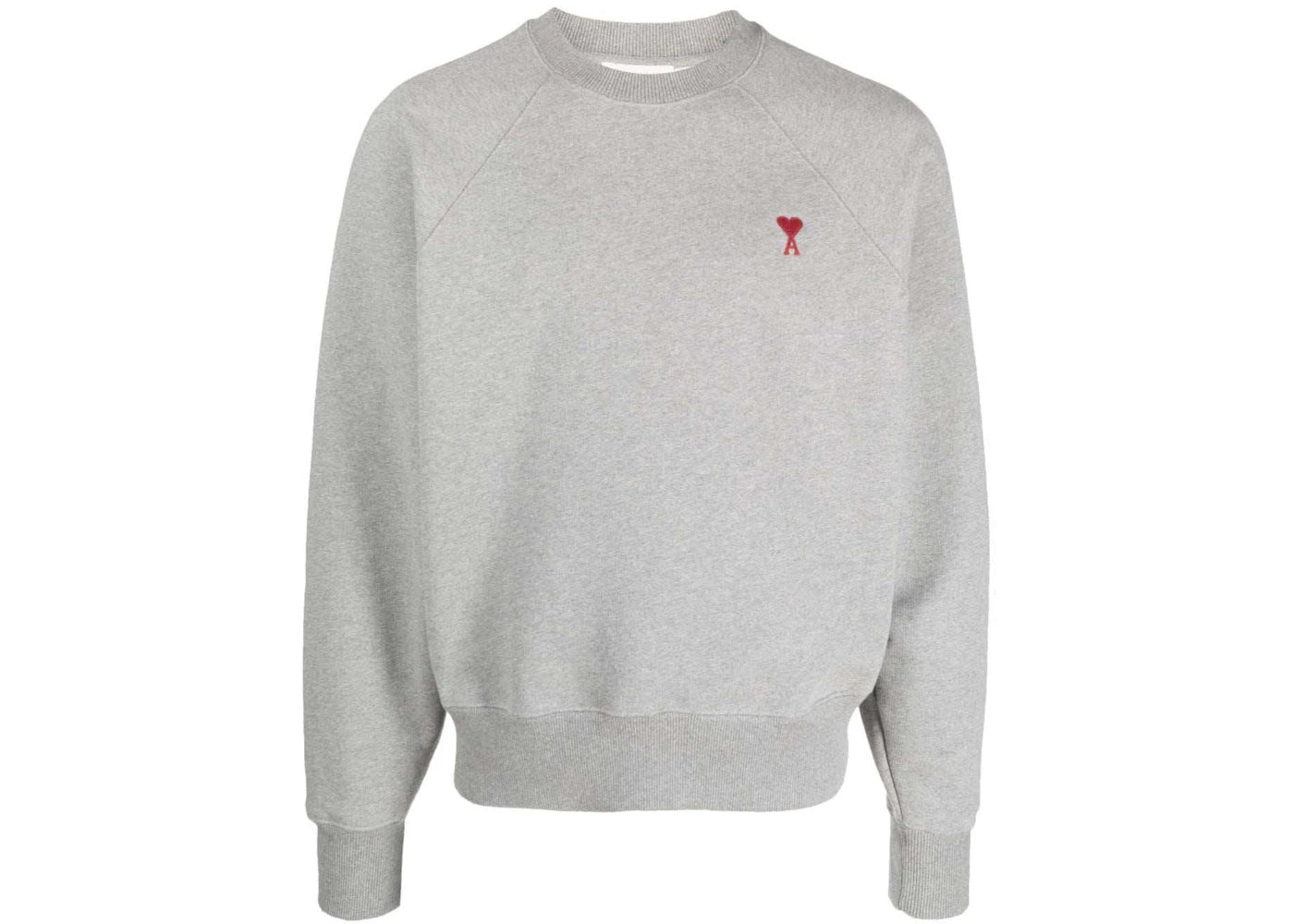 Ami Paris Ami De Coeur Crewneck Grey