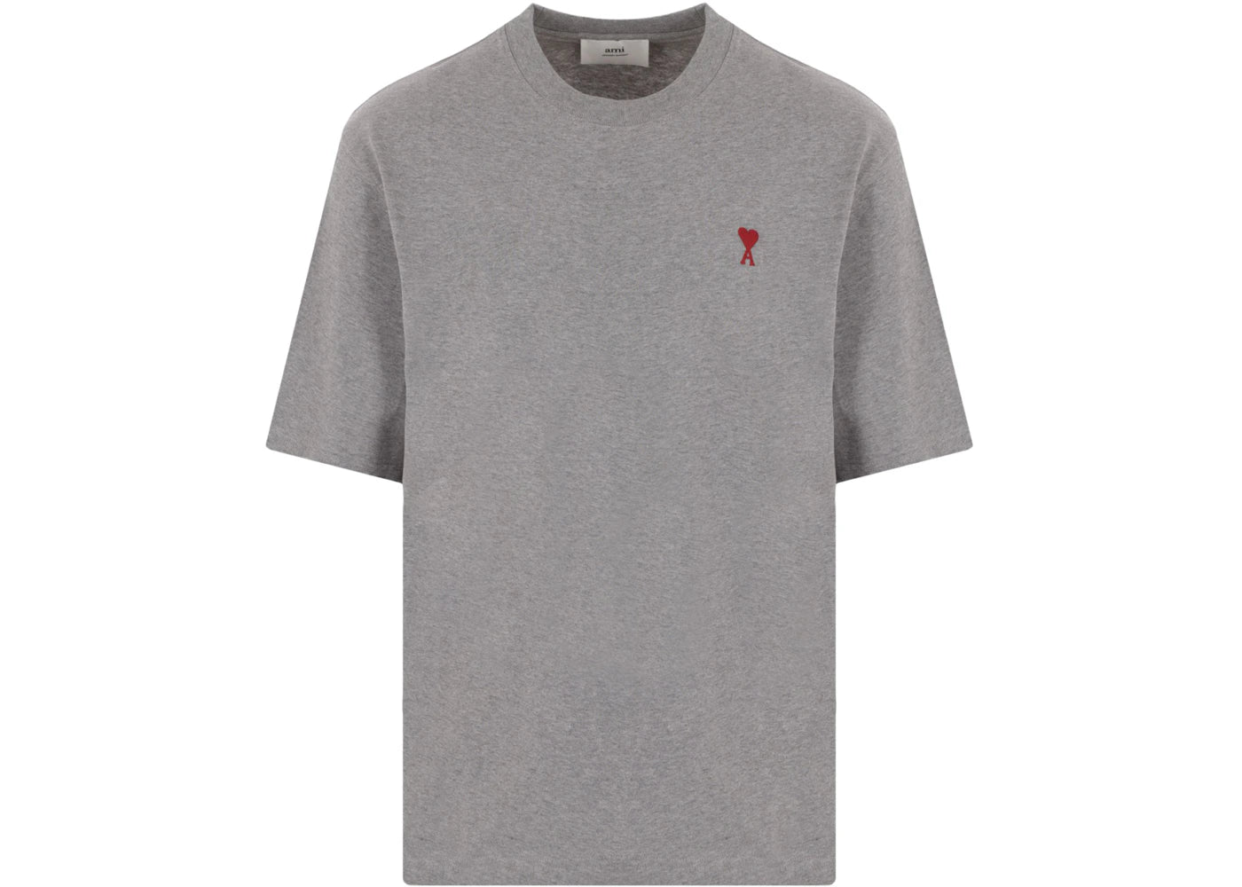 Ami Paris Ami De Coeur Tee Grey
