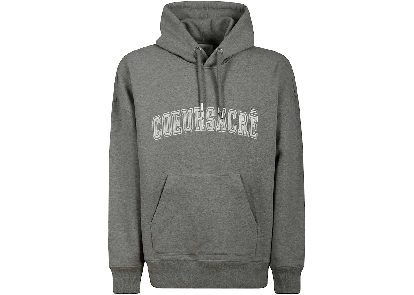 Ami Paris Coeur Sacre Hoodie Grey