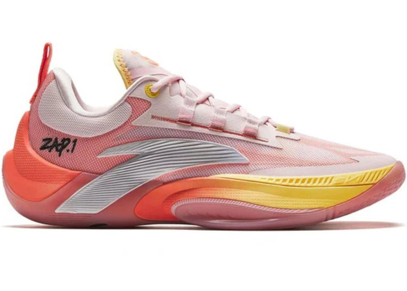 Anta Instant ZAP 1 Pink Yellow sneakers - authentic Anta shoes