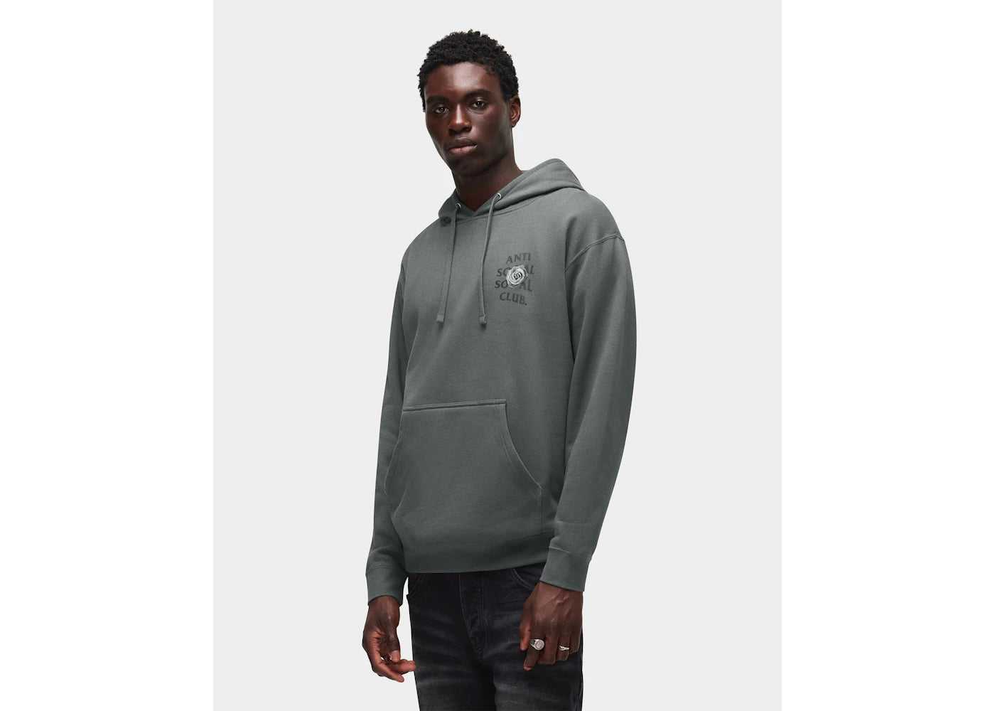 Anti Social Social Club Bat Emoji Hoodie Black