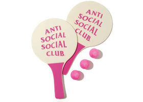 Anti Social Social Club Ding Dong Ping Pong Paddles Pink
