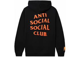Anti Social Social Club x Undefeated Still Paranoid Hoodie Black
