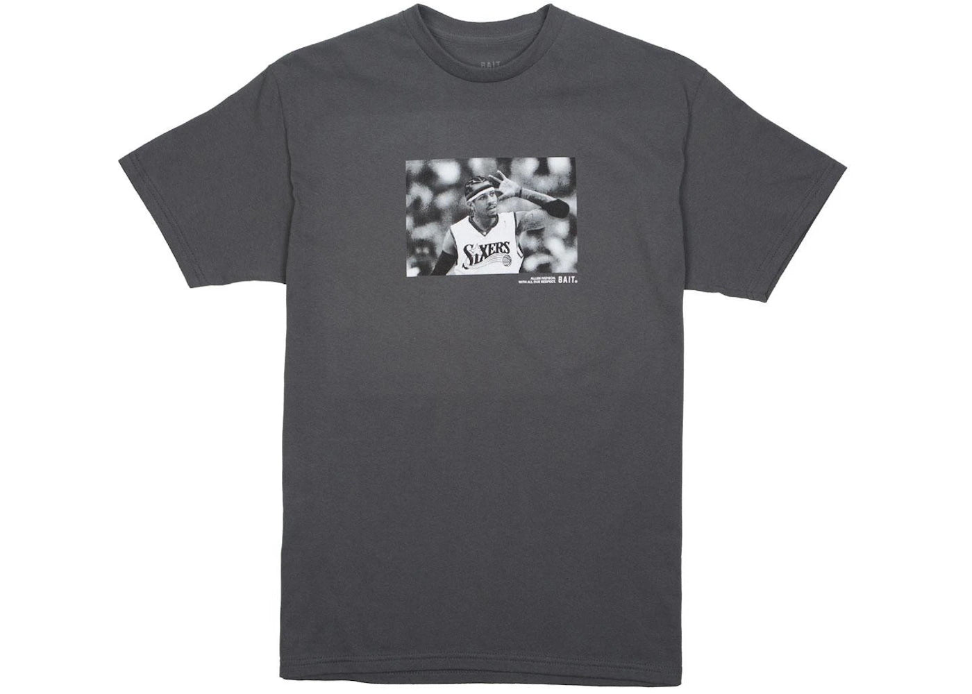 BAIT x Allen Iverson Hall of Fame Tee Gray sneakers - authentic BAIT shoes