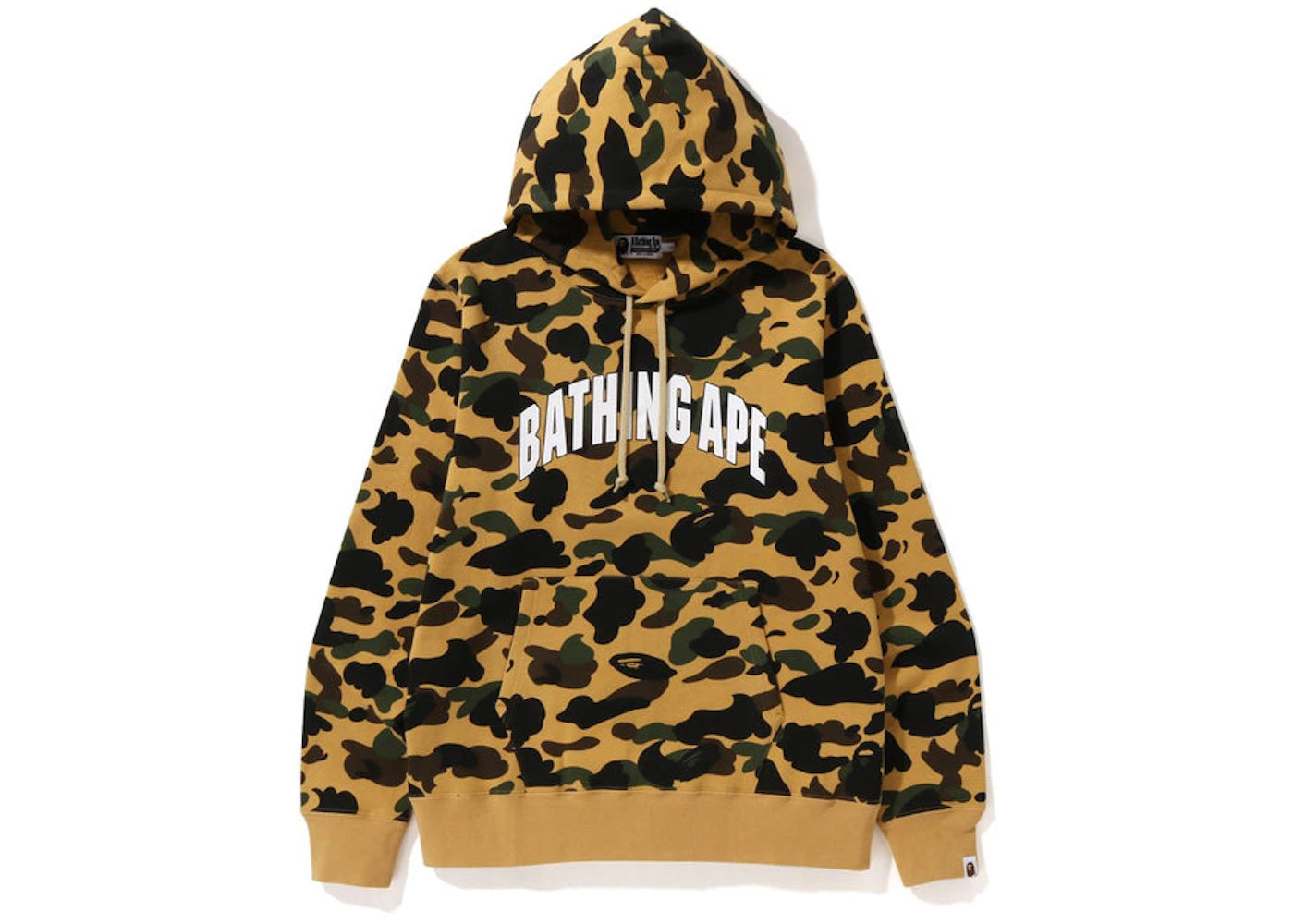 BAPE 1St Camo Pullover Hoodie (FW22) Yellow sneakers - authentic BAPE shoes
