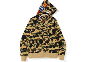 BAPE 1st Camo Shark Full Zip Hoodie Hoodie (FW22) Yellow