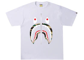 BAPE 1st Camo Shark Tee (SS22) White/Yellow