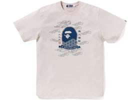 BAPE A Bathing Ape 31st Anniversary Ape Head Tee Ivory